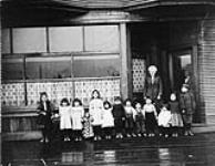 Mrs. Patrick and her students at the Japanese mission, which she founded in Kitsilano 1911