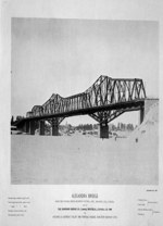 Alexandra Bridge over the Ottawa River between Ottawa, Ont. and Hull, P.Q., Canada. [20 December, 1900] 20 Dec. 1900