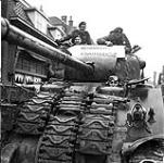 A Sherman tank of The Canadian Grenadier Guards, Almelo, Netherlands, 5 April 1945 April 5, 1945.