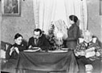 Group in living room of 'Wildwood', residence of Robert Lees 1 March 1893.