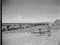 Farmlands on Highway No. 8 near Luskville, Quebec, an outlying settlement of the National Capital Area July 1949