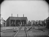Grand Trunk Railway roundhouse., Midland, Ont., 1899 1899
