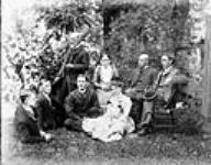 Group: I. Ballantyne, Hetty, Charlie, Arthur, Jessie, J. Ballantyne, Norman and Adam 2 September 1902.