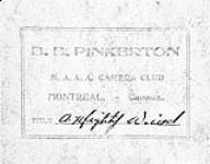 Identification stamp of B.B. Pinkerton early 1900's