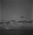 Sunset on the Pacific taken from H. M. C. S. UGANDA Apr. 1945
