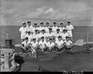 Supply assistants serving aboard the H.M.C.S. ONTARIO 21 Nov. 1945