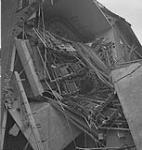 Telephone exchanges destroyed by retreating Germans at Shertogenbosch and Tilburg. Netherlands, 26 Nov. 1944 26 NOV. 1944