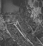 Telephone exchanges destroyed by retreating Germans at Shertobenbosch and Tilburg. Netherlands, 26 Nov. 1944 26 NOV. 1944