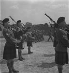 Pipe band of the Cameron Highlanders of Ottawa 28 May 1943