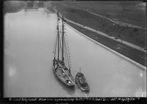 Welland Ship Canal BLUENOSE with tug WELLAND 29 May 1933