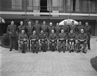Group portrait of Generals of 1st Canadian Army. Hilversum, The Netherlands, 20 May 1945 20 MAY 1945