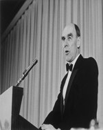 Hon. Robert L. Stanfield speaking at a dinner 19 January 1968
