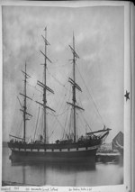The sailboat GLENBERVIE at wharf ca. 1870
