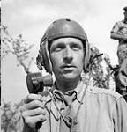 Lieutenant Robert O. Campbell of the Canadian Army Film and Photo Unit near the Hitler Line, Italy, 23 May 1944 May 23, 1944.