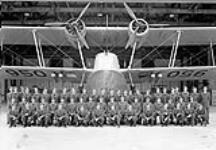 Personnel of No.120(BR) Squadron, R.C.A.F., in front of the squadron's Supermarine Stranraer flying boat 950, Royal Canadian Air Force Station Coal Harbour, British Columbia, Canada, 18 September 1943 September 18, 1943.