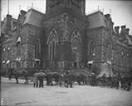Arrival of Bells in Victory Tower (Parliament Buildings) c.a. 1920