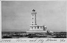 Lighthouse tower and fog alarm station June 1928