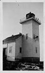 Fog alarm with new added lighthouse tower 1929