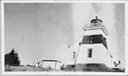 West end view of lighthouse and lightkeeper's residence 8 Ot. 1935