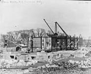 Construction of the Post Office Building 1 May 1915