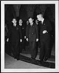 Mr. W. Howard Measures (right) with H.R.H. Prince Akihito of Japan and members of his entourage Apr. 1953