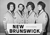 Canadian Ladies' Curling Association championship. Fredericton Rink (New Brunswick):Sheila McLeod, Barbara Douglass, Ann Robinson, Isabelle Loughead 1972