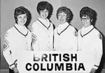 Canadian Ladies' Curling Association championship. Kitimat Rink (British Columbia):Sharon Bettesworth, Barbara Benton, Kae Minchin, Sheila Reeves 1972