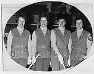 Canadian Ladies' Curling Association championship. Manitoba Rink: Mabel Mitchell, Mildred Murray, Evelyn Bird, June Clark Feb. 1971