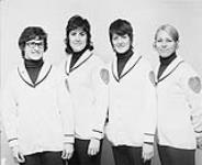 Canadian Ladies Curling Association Championship - Nanaimo Ladies Curling Club - British Columbia Rink 1973 - L. to R.: Karin Kaese, Shannon Blackburn, Loretta Ahlstrom, Donna Dunn 1973