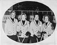Canadian Ladies' Curling Association championship. New Brunswick Rink:Shirley Pilson, Anne Orser, Patricia Maher, Geraldine Lenihan Feb. 1971