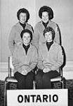 Canadian Ladies' Curling Association championship. Thunder Bay Rink (Ontario):Helen Sillman, Norma Knudsen, Marilyn Walker, Elaine Tetley 1972