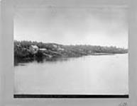 Indian wigwams (sic) opposite village of Killarney (on Georgian Bay), as seen from the water June 1899