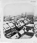 Looking east from tower of Chalmer's Church. (Left image of stereogram pair) c 1860