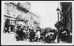 Outdoor street cafe 1916