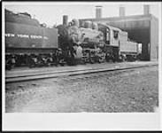 New York Central engine coupled to Toronto, Hamilton & Buffalo Locomotive # 42 1930's