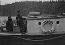 Royal Canadian Mounted Police (R.C.M.P.) on water-patrol, Great Bear Lake, N.W.T. [graphic material] 1933.