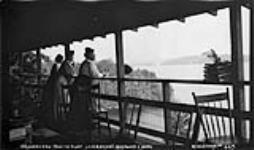 Verandah view from the Bluff, Muskoka Lakes ca. 1907