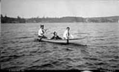 Canoeing, Maplehurst, Muskoka Lakes 1907