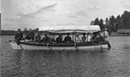 Boat Excursion on "Bessie F.", Monteith House, Rosseau Lake, Muskoka Lakes ca. 1907