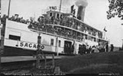 M.H.&N. Co.'s Steamer "Sagamo" with Toronto Retail Merchants' Muskoka Excursion, Muskoka Lakes 23 June 1908