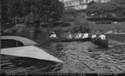 "How did it happen?", Elgin House, Muskoka Lakes (retrieving sunken sailboat) ca. 1908