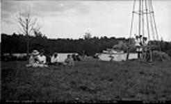 Elgin House, watching the Port Sandfield Baseball Match, reserved seats, Muskoka Lakes 23 July 1908