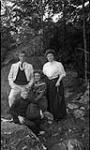Group in woods, Trinity Point, Muskoka Lakes ca. 1908