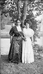 Two unidentified women in woods ca. 1908
