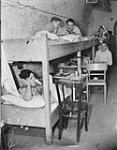 Patients in the Princess Beatrix Ward of an underground Dutch hospital 2 Jan 1945