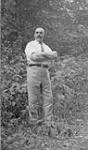 Unidentified man in woods ca. 1908