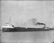 Great Lakes vessel - SIR THOMAS SHAUGHNESSY, deckload autos 1929