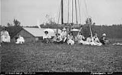 Watching the Elgin House-Clevelands Baseball Match, Muskoka Lakes Aug. 1909