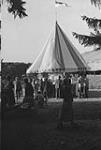 Refreshment booth/tent at the site of the first Stratford Shakespearean Festival 1953.