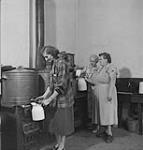 Women volunteers with coffee urns at the first Stratford Shakespearean Festival 1953